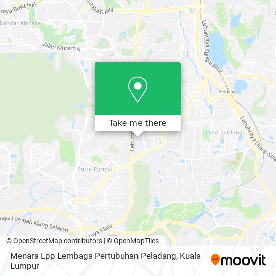 Menara Lpp Lembaga Pertubuhan Peladang map