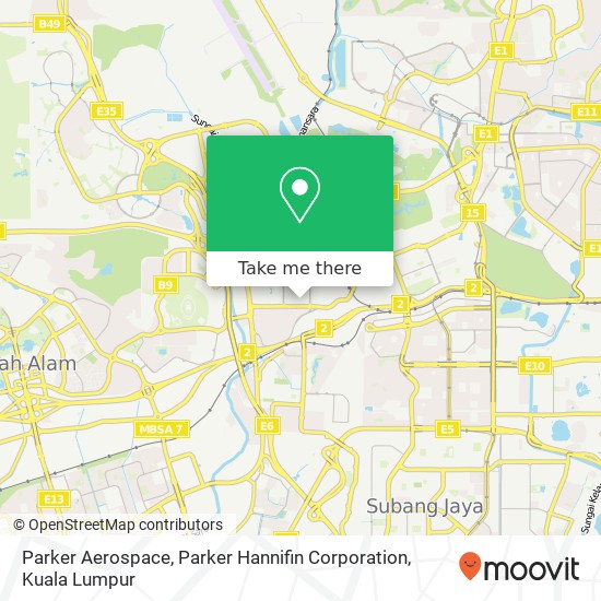 Parker Aerospace, Parker Hannifin Corporation map