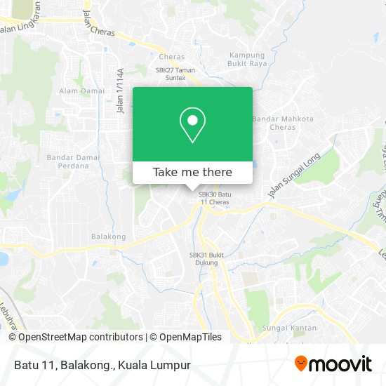 Batu 11, Balakong. map