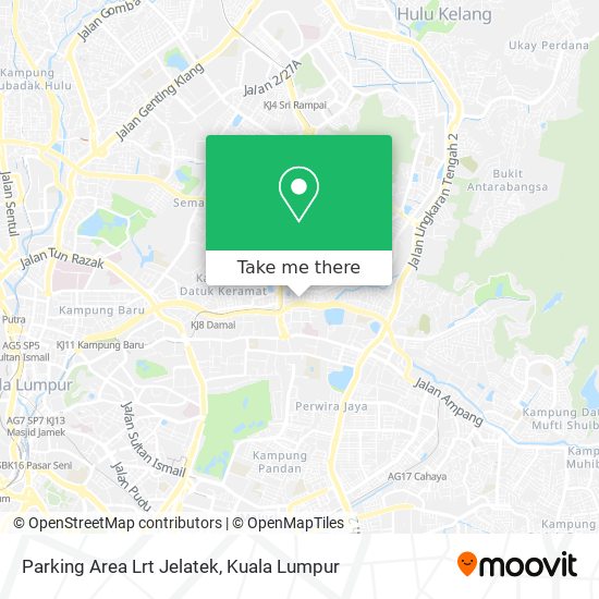 Parking Area Lrt Jelatek map