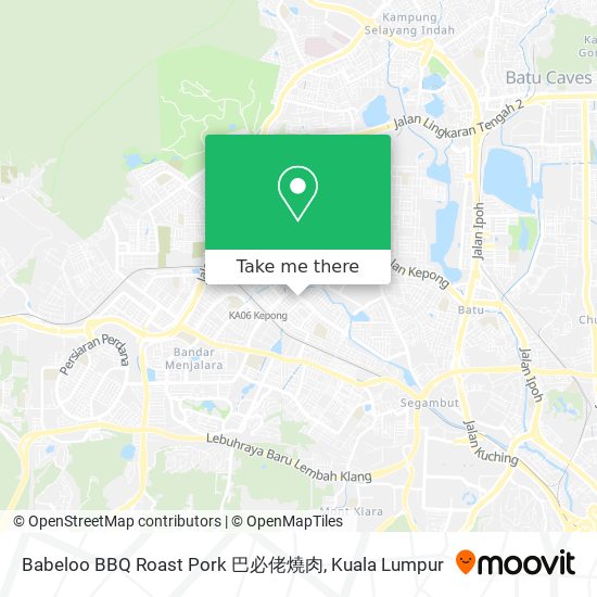 Babeloo BBQ Roast Pork 巴必佬燒肉 map