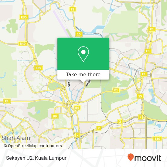 Seksyen U2 map