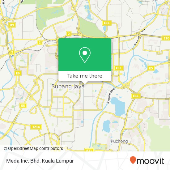 Meda Inc. Bhd map
