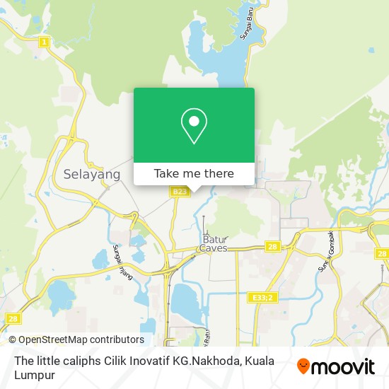 The little caliphs Cilik Inovatif KG.Nakhoda map