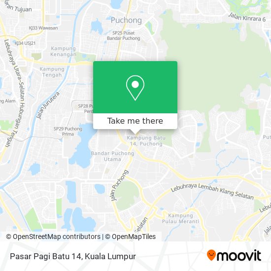 Pasar Pagi Batu 14 map