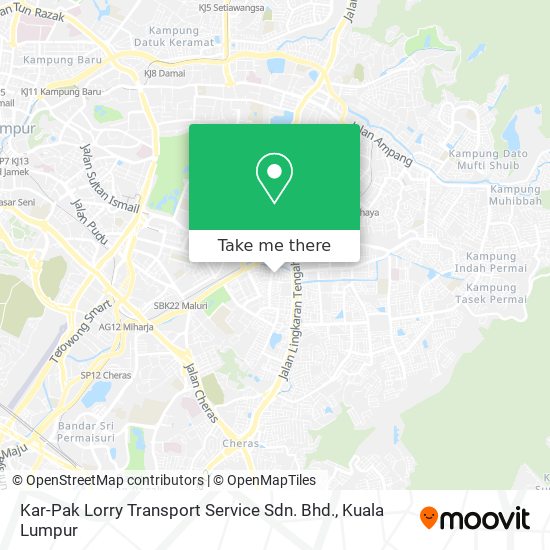 Kar-Pak Lorry Transport Service Sdn. Bhd. map