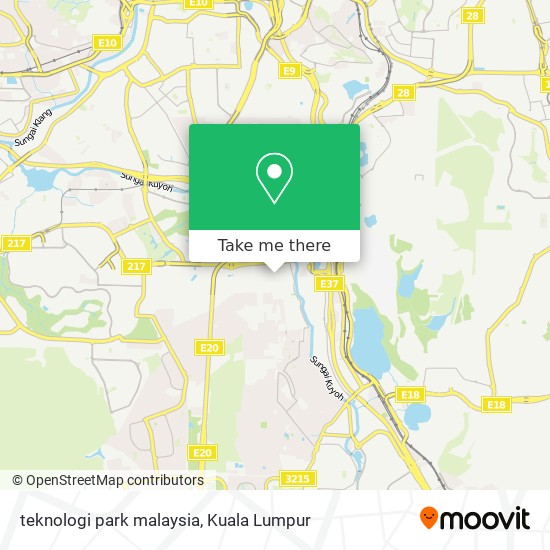 teknologi park malaysia map