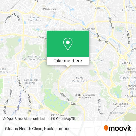 GloJas Health Clinic map