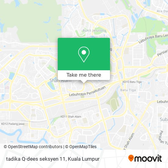 tadika Q-dees seksyen 11 map