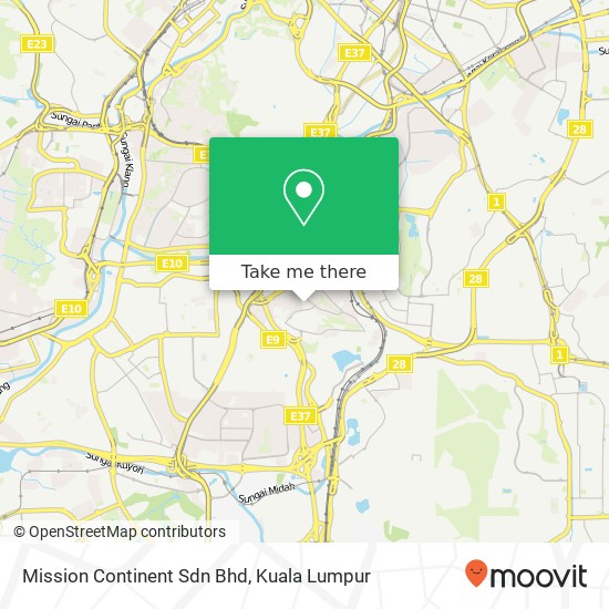 Mission Continent Sdn Bhd map