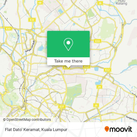 Flat Dato' Keramat map