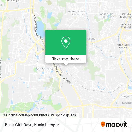 Bukit Gita Bayu map