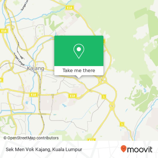 Sek Men Vok Kajang map