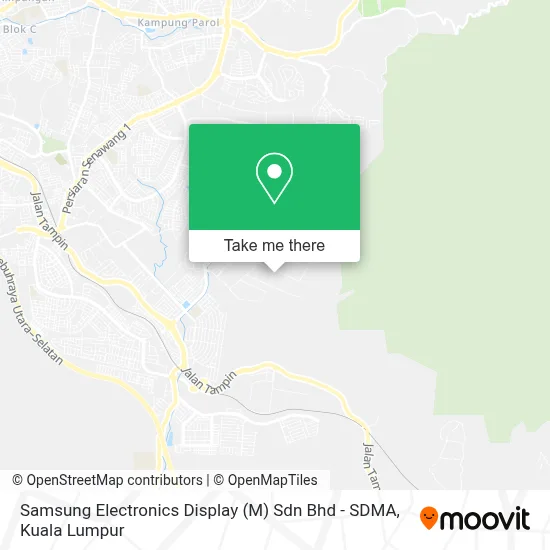 Samsung Electronics Display (M) Sdn Bhd - SDMA map