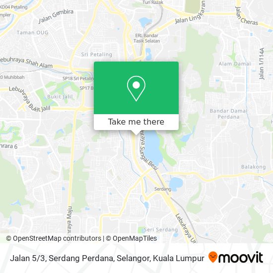 Jalan 5 / 3, Serdang Perdana, Selangor map