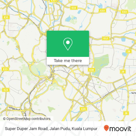 Super Duper Jam Road, Jalan Pudu map