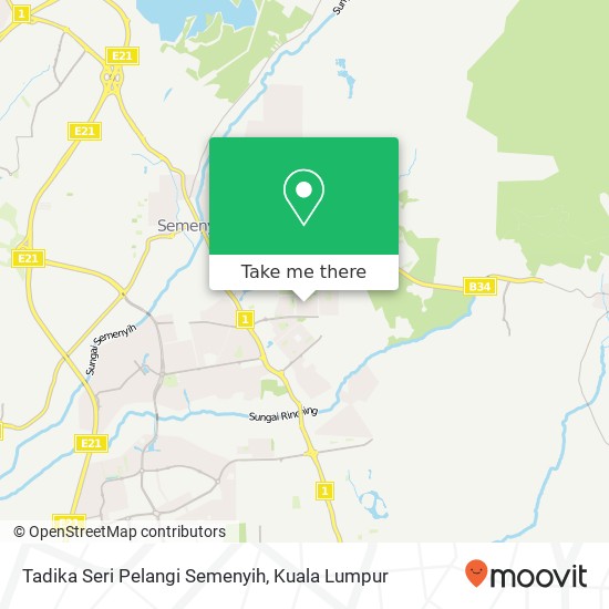 Tadika Seri Pelangi Semenyih map