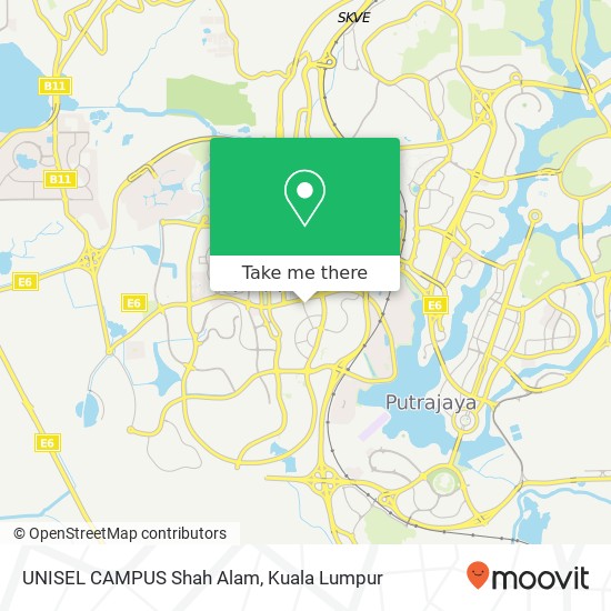 UNISEL CAMPUS Shah Alam map