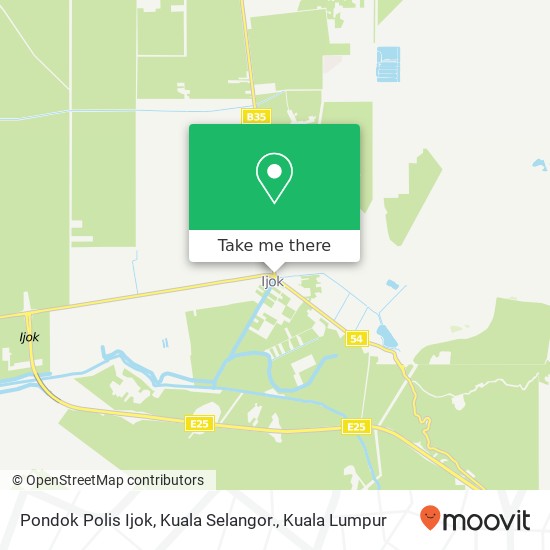 Pondok Polis Ijok, Kuala Selangor. map