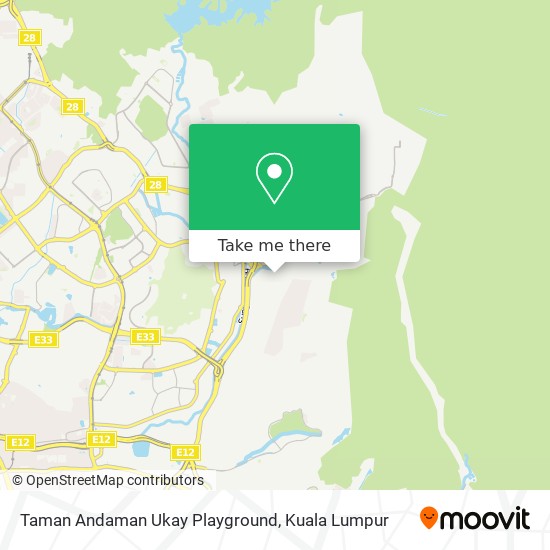 Taman Andaman Ukay Playground map