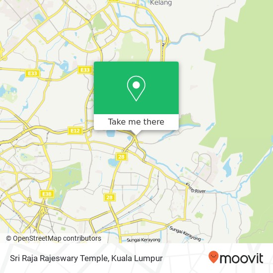 Sri Raja Rajeswary Temple map