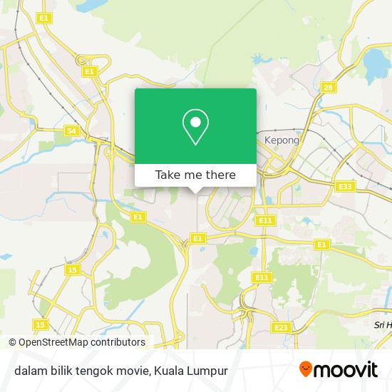 dalam bilik tengok movie map