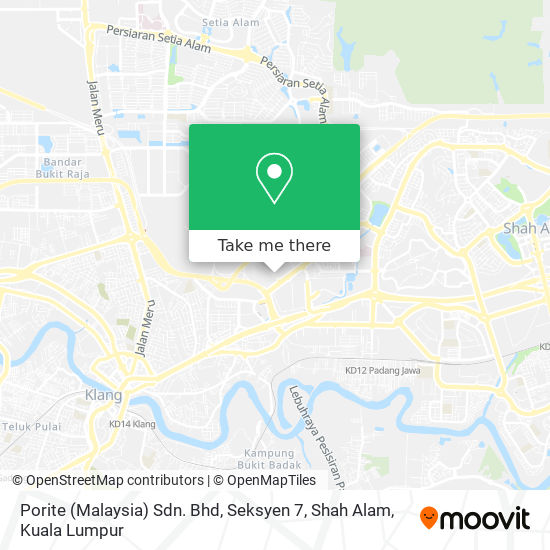 Peta Porite (Malaysia) Sdn. Bhd, Seksyen 7, Shah Alam