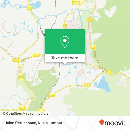 Jalan Perusahaan map