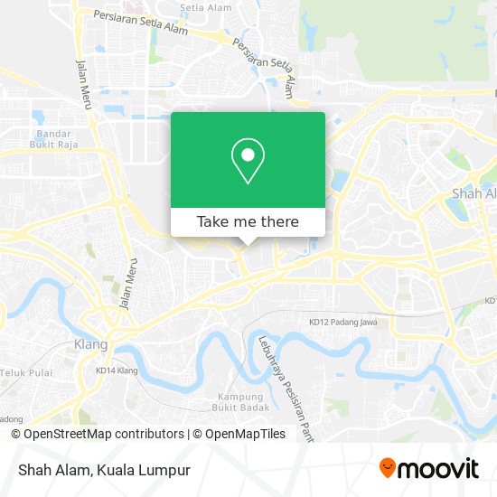 Shah Alam map