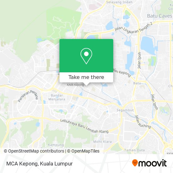 MCA Kepong map