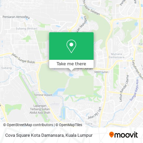 Peta Cova Square Kota Damansara