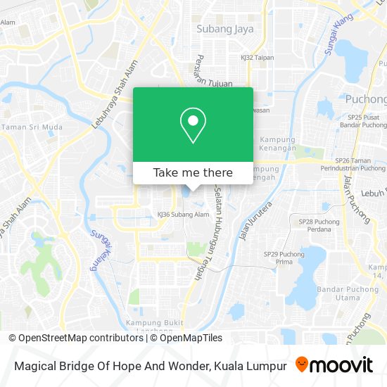 Magical Bridge Of Hope And Wonder map