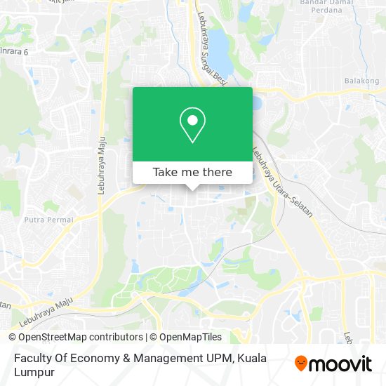 Faculty Of Economy & Management UPM map