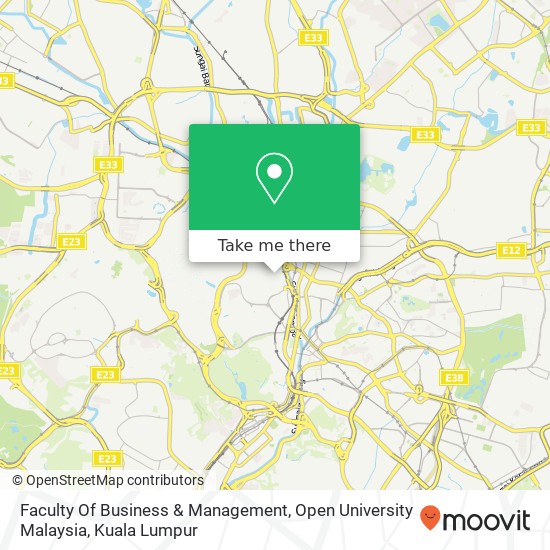 Faculty Of Business & Management, Open University Malaysia map