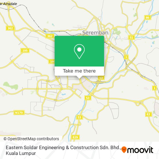 Eastern Soldar Engineering & Construction Sdn. Bhd. map