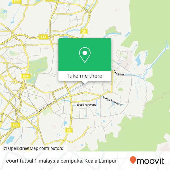 court futsal 1 malaysia cempaka map