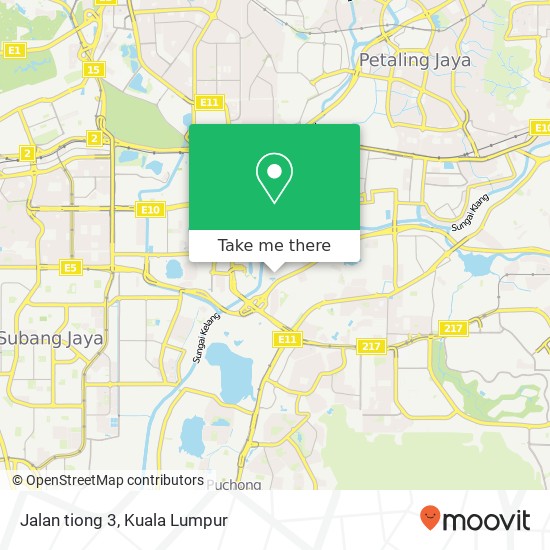 Jalan tiong 3 map