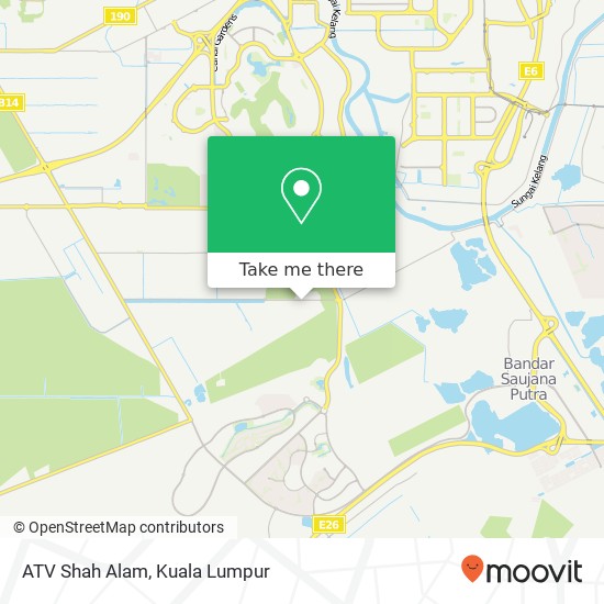 ATV Shah Alam map
