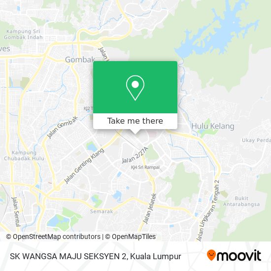 SK WANGSA MAJU SEKSYEN 2 map