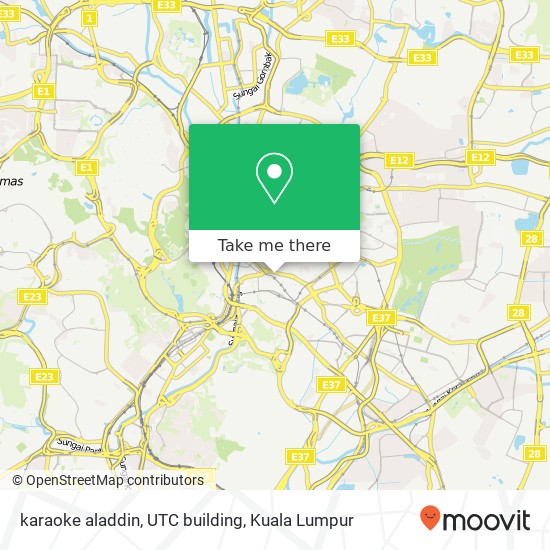 karaoke aladdin, UTC building map