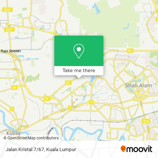 Jalan Kristal 7/67 map