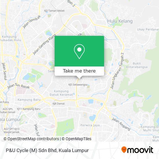 P&U Cycle (M) Sdn Bhd map