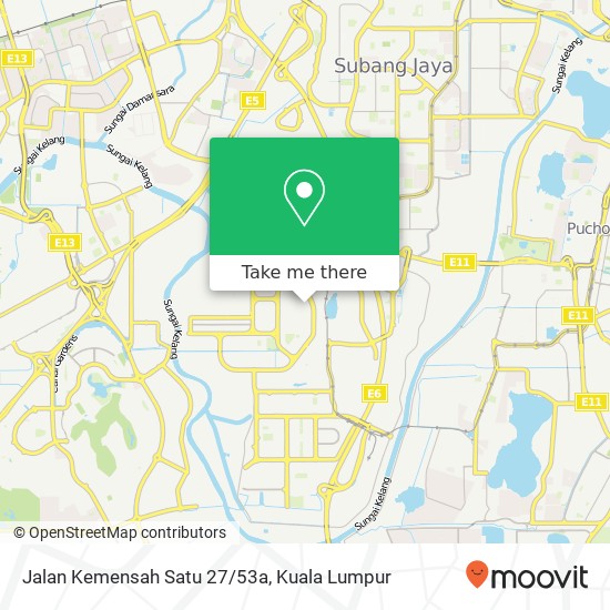 Jalan Kemensah Satu 27/53a map