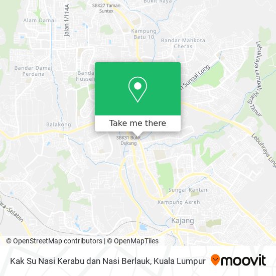 Kak Su Nasi Kerabu dan Nasi Berlauk map