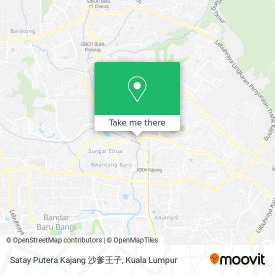 Peta Satay Putera Kajang 沙爹王子