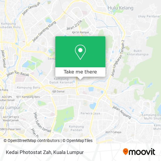 Kedai Photostat Zah map