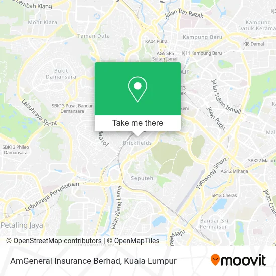 AmGeneral Insurance Berhad map