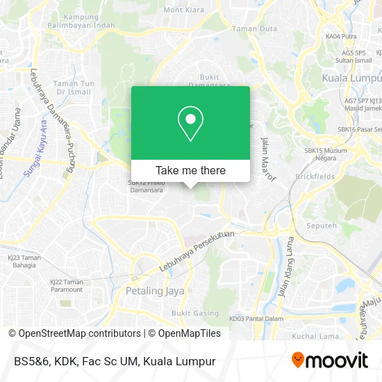 BS5&6, KDK, Fac Sc UM map