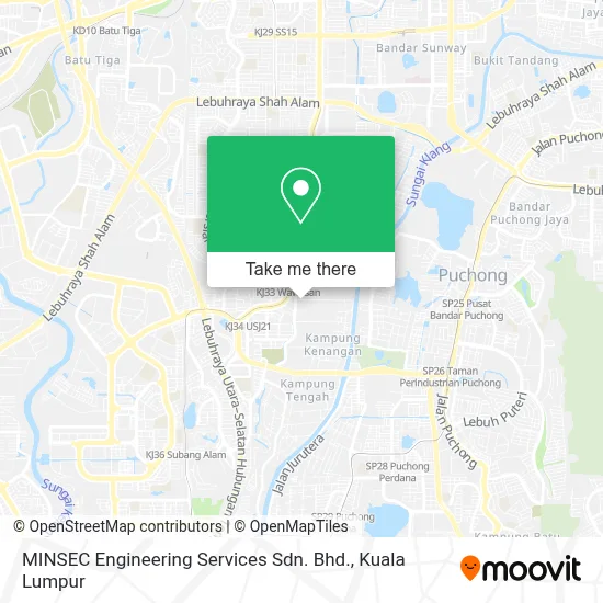 MINSEC Engineering Services Sdn. Bhd. map