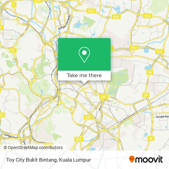 Peta Toy City Bukit Bintang